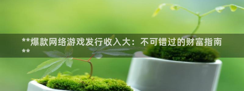 门徒平台怎么样：**爆款网络游戏发行收入大：不可错过的财富指南
**